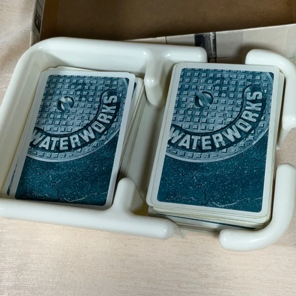 Vintage Waterworks Parker Brothers Leaky Pipe Card Game-Complete